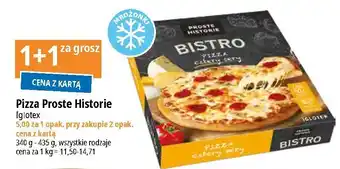 E.Leclerc Pizza cztery sery Iglotex Proste Historie Bistro oferta