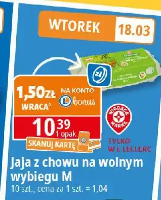 E.Leclerc Jaja kl. m Wiodąca Marka Polska Kurka oferta