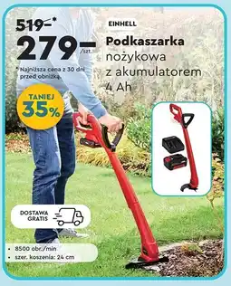 Biedronka Podkaszarka nożykowa 4 ah Einhell oferta