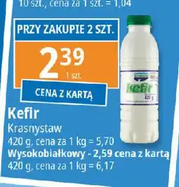 E.Leclerc Kefir wysokobiałkowy Krasnystaw oferta