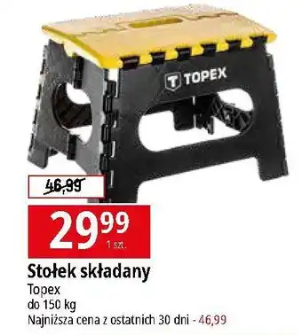 E.Leclerc Stołek składany Topex oferta