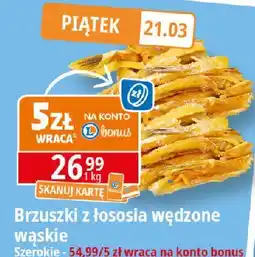 E.Leclerc Brzuszki z łososia wędzone szerokie oferta