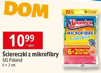 E.Leclerc Ściereczki z mikrofibry Spontex oferta