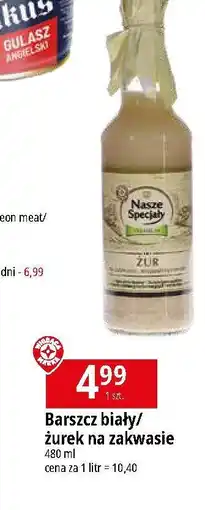 E.Leclerc Żur na zakwasie Wiodąca Marka Nasze Specjały oferta