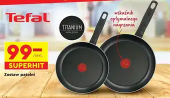 Biedronka Zestaw patelni Tefal oferta