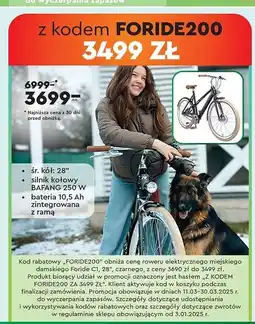 Biedronka Rower foride c1 21'' oferta