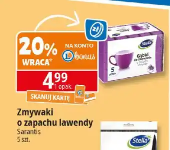 E.Leclerc Gąbki do zmywania lawendowe Stella oferta