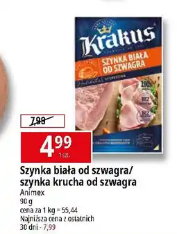 E.Leclerc Szynka od szwagra Krakus Animex oferta