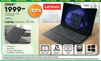 Biedronka Laptop v15 g4 Lenovo oferta