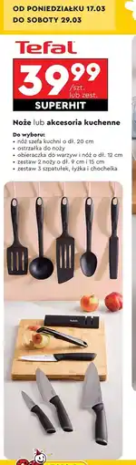 Biedronka Łyżka + chochla szpatułka do naleśników długa Tefal Enjoy oferta