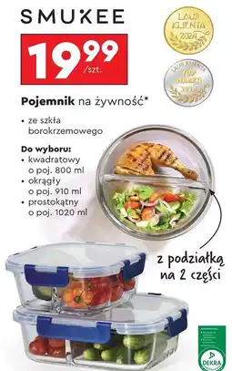 Biedronka Pojemnik prostokątny Smukee Kitchen oferta