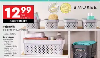 Biedronka Pojemniki ażurowe 1.4 l Smukee Home oferta