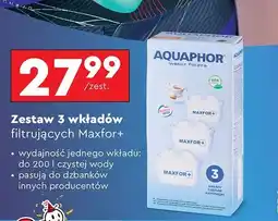 Biedronka Wkłady filtrujące maxfor+ Aquaphor oferta