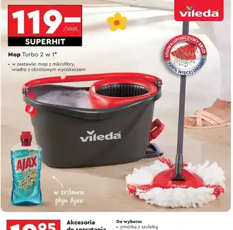 Biedronka Mop obrotowy turbo 2w1 Vileda oferta