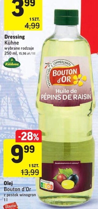 Intermarche Olej Bouton d'Or 1l oferta