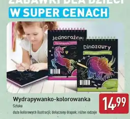 ALDI Wydrapywanko-kolorowanka dinozaury oferta