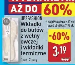 ALDI Wkładki do butów z wełny jagnięcej 36/37-44/45 Up2Fashion oferta