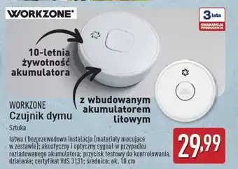 ALDI Czujnik dymu Workzone oferta