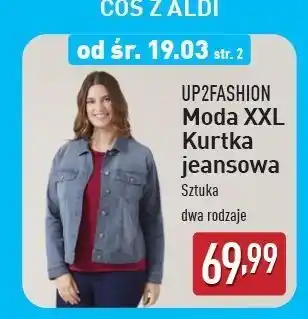 ALDI Kurtka damska jeansowa Up2Fashion oferta