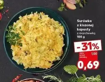 Kaufland Surówka z kiszonej kapusty marchewką oferta