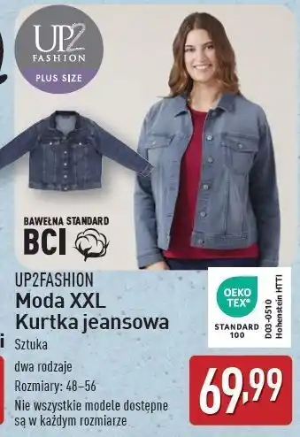 ALDI Kurtka damska jeansowa Up2Fashion oferta