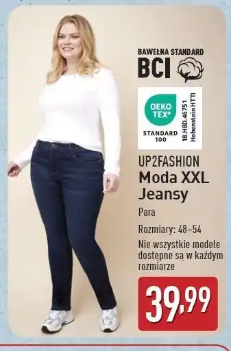 ALDI Jeansy damskie 48-54 Up2Fashion oferta