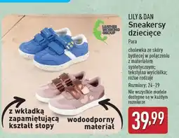 ALDI Buty dziecięce 24-29 Lily & Dan oferta