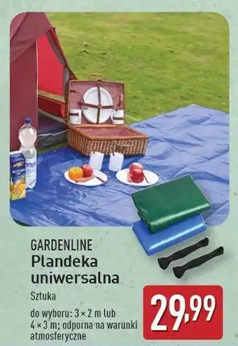 ALDI Plandeka uniwersalna 4 x 3 m Gardenline oferta