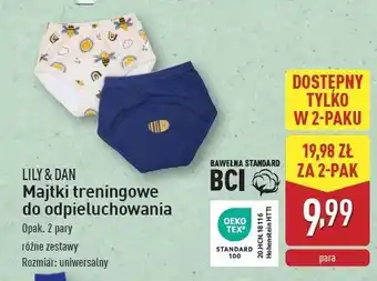 ALDI Majtki treningowe do odpieluchowania Lily & Dan oferta