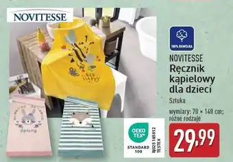 ALDI Ręcznik kąpielowy 70 x 140 cm Novitesse oferta