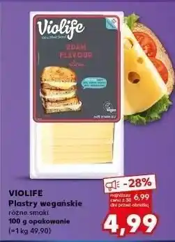 Kaufland Ser edam w plastrach Violife oferta