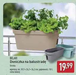 ALDI Doniczka na balustradę 59.1 x 26.2 24.3 cm Belavi oferta