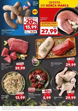 Kaufland Kiełbasa biała surowa oferta