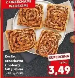 Kaufland Kostka orzechowa z polewą oferta