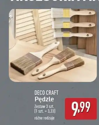 ALDI Pędzle Deco Craft oferta