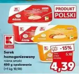 Kaufland Serek truskawkowy K-Classic oferta