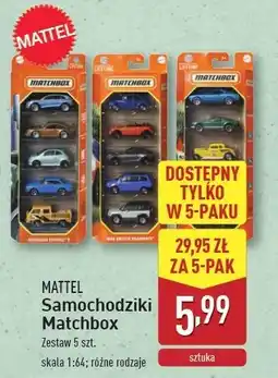 ALDI Auta Matchbox oferta