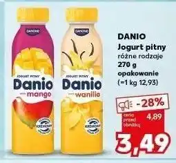 Kaufland Jogurt pitny wanilia Danone Danio oferta