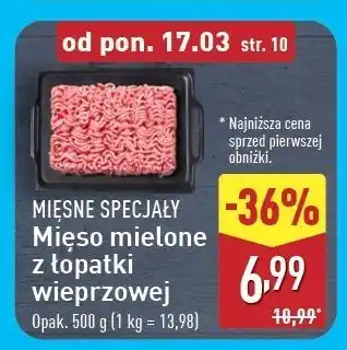 ALDI Mięso mielone z łopatki Mięsne Specjały Zawsze Świeże (Aldi) oferta