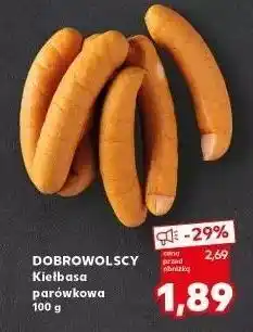 Kaufland Kiełbasa parówkowa Dobrowolscy oferta