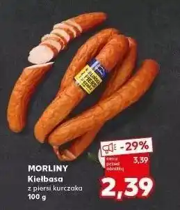 Kaufland Kiełbasa z piersi kurczaka Morliny oferta