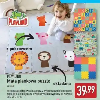 ALDI Mata piankowa puzzle Playland oferta