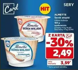 Kaufland Serek wiejski z twarożkiem kremowym Hochland Almette oferta