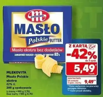 Kaufland Masło ekstra Mlekovita Polskie oferta