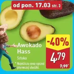 ALDI Awokado hass oferta