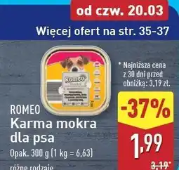 ALDI Karma dla psa z wołowiną Romeo (Karma) oferta