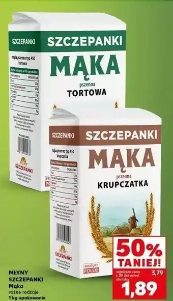 Kaufland Mąka krupczatka typ 450 Szczepanki oferta