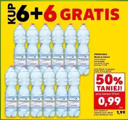 Kaufland Woda niegazowana Primavera oferta