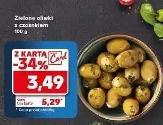 Kaufland Oliwki zielone z czosnkiem oferta