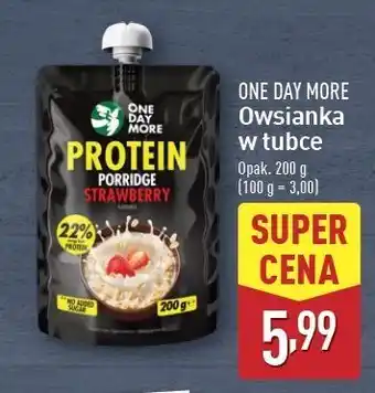 ALDI Owsianka proteinowa truskawkowa One Day More oferta